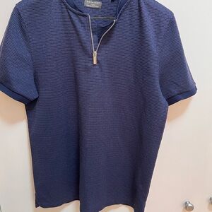 Primark Navy Textured Knit Top